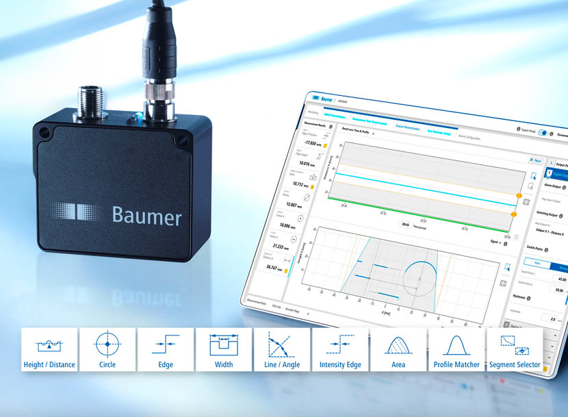 BAUMER PRESENTS NEW SENSOR CLASS FOR EASY POSITIONING AND INSPECTION